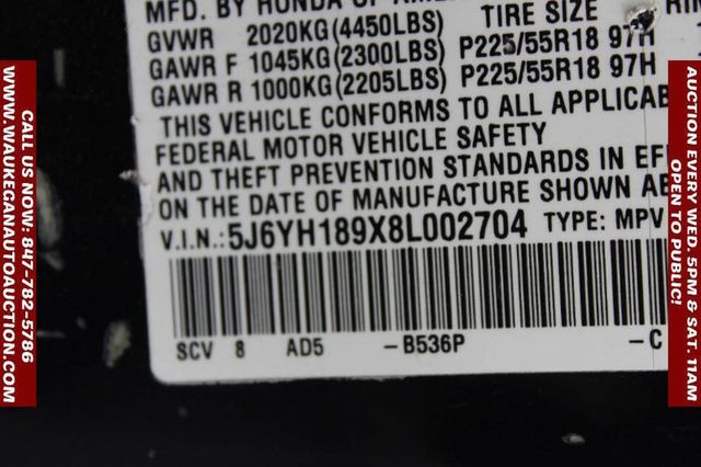 2008 Honda Element 2WD 5dr Automatic SC - 22951769 - 9