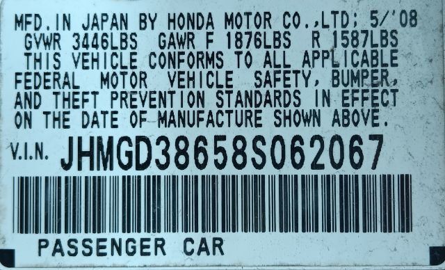 2008 Honda Fit 5dr Hatchback Automatic Sport - 22642942 - 4