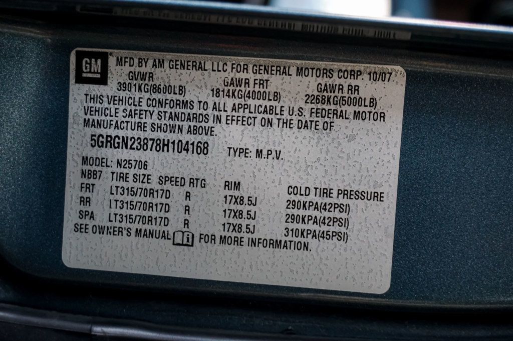 2008 HUMMER H2 *H2 SUV* *Slate Blue* *Luxury Package* *Colorado Truck* - 22997979 - 19