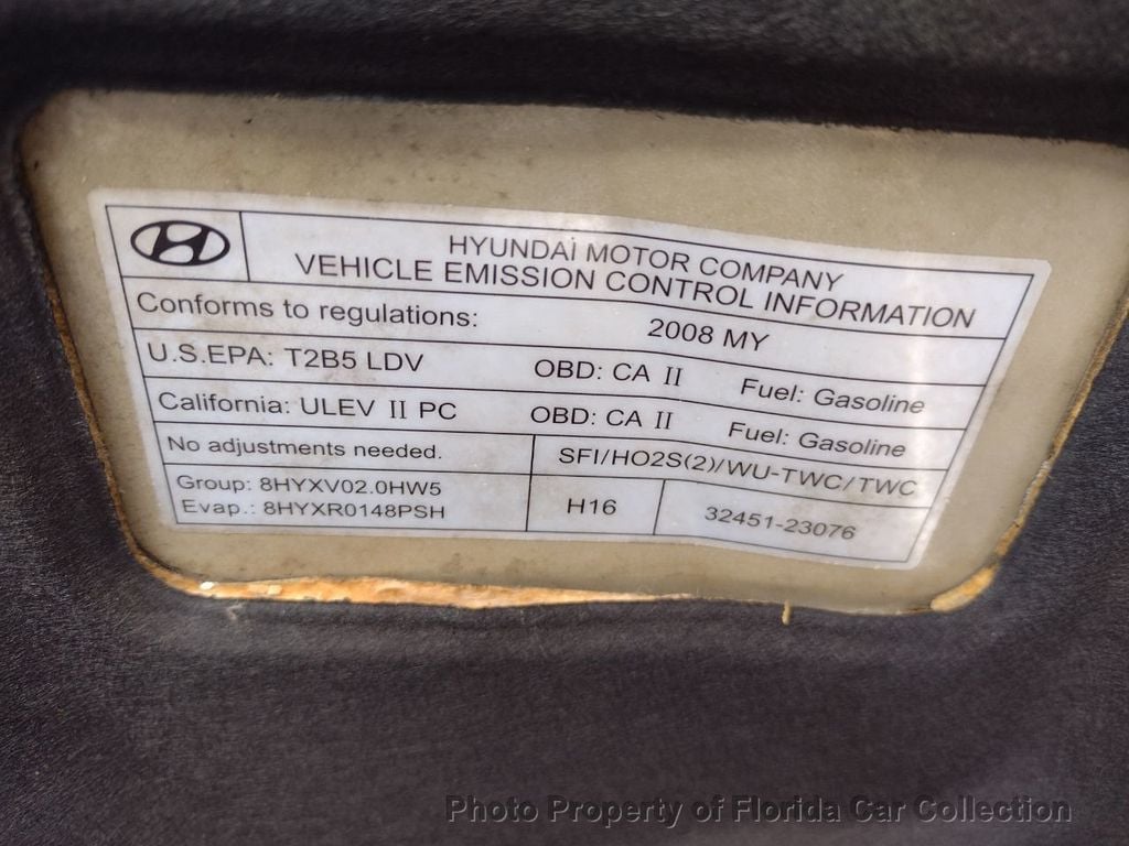 2008 Hyundai Elantra 1 Owner GLS - 21673268 - 37