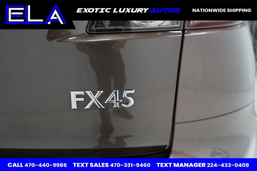 2008 INFINITI FX45 HARD TO FIND BROWN ON BROWN! NO DASH BOARD BUBBLE AWD! WOODGRAIN - 22703085 - 9