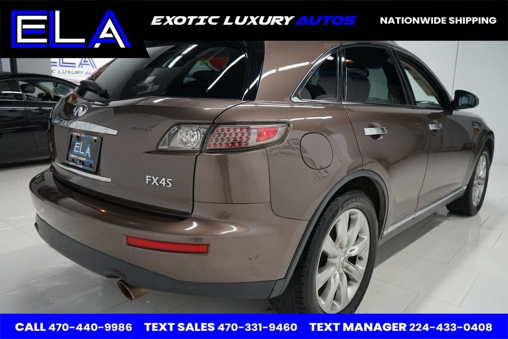 2008 INFINITI FX45 HARD TO FIND BROWN ON BROWN! NO DASH BOARD BUBBLE AWD! WOODGRAIN - 22703085 - 10