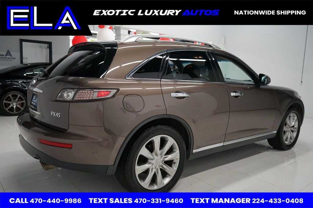 2008 INFINITI FX45 HARD TO FIND BROWN ON BROWN! NO DASH BOARD BUBBLE AWD! WOODGRAIN - 22703085 - 11