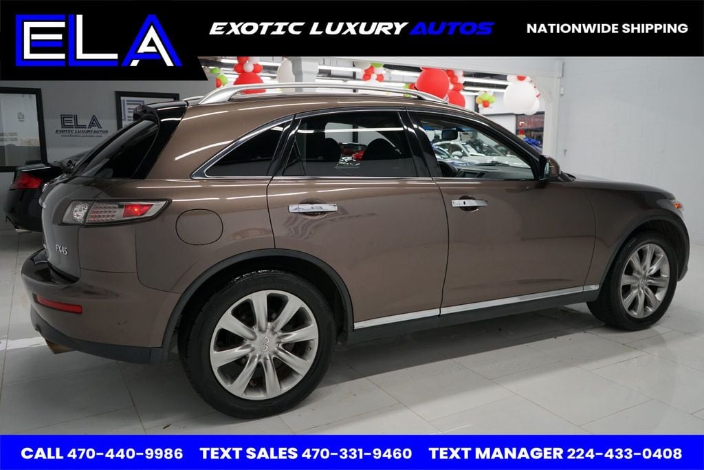 2008 INFINITI FX45 HARD TO FIND BROWN ON BROWN! NO DASH BOARD BUBBLE AWD! WOODGRAIN - 22703085 - 12