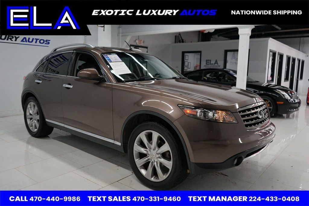 2008 INFINITI FX45 HARD TO FIND BROWN ON BROWN! NO DASH BOARD BUBBLE AWD! WOODGRAIN - 22703085 - 13