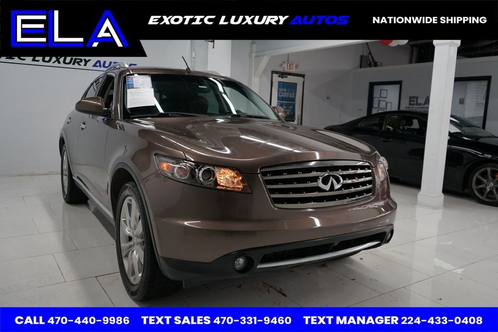 2008 INFINITI FX45 HARD TO FIND BROWN ON BROWN! NO DASH BOARD BUBBLE AWD! WOODGRAIN - 22703085 - 14