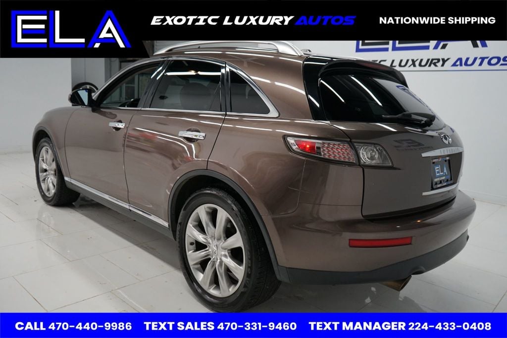 2008 INFINITI FX45 HARD TO FIND BROWN ON BROWN! NO DASH BOARD BUBBLE AWD! WOODGRAIN - 22703085 - 6