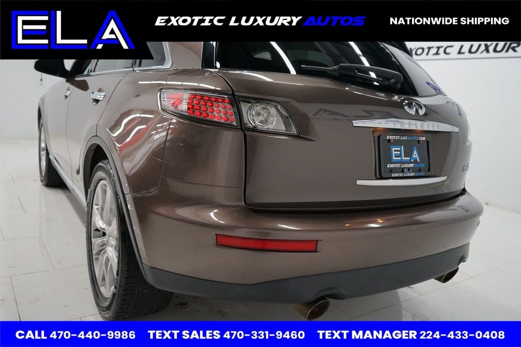 2008 INFINITI FX45 HARD TO FIND BROWN ON BROWN! NO DASH BOARD BUBBLE AWD! WOODGRAIN - 22703085 - 8