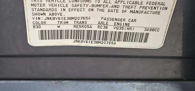 2008 INFINITI G35 Sedan 4dr RWD - 23000603 - 10