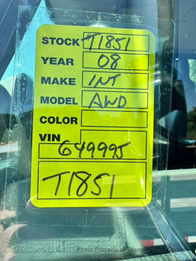 2008 International 7300 AWD JUST 69k MILES! FOUR WHEEL DRIVE! NON CDL UNDER 26k GVW! DT466 NO DEF FLUID! - 23002302 - 71
