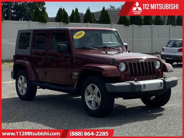2008 Used Jeep Wrangler 4WD 4dr Unlimited Sahara at WeBe Autos Serving Long  Island, NY, IID 21533520
