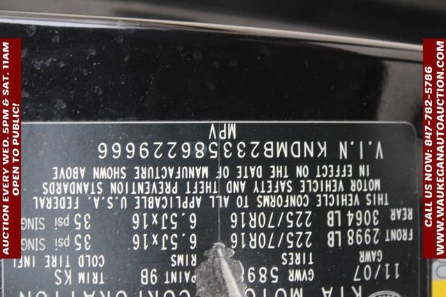 2008 Kia Sedona 4dr LWB LX - 22940450 - 9