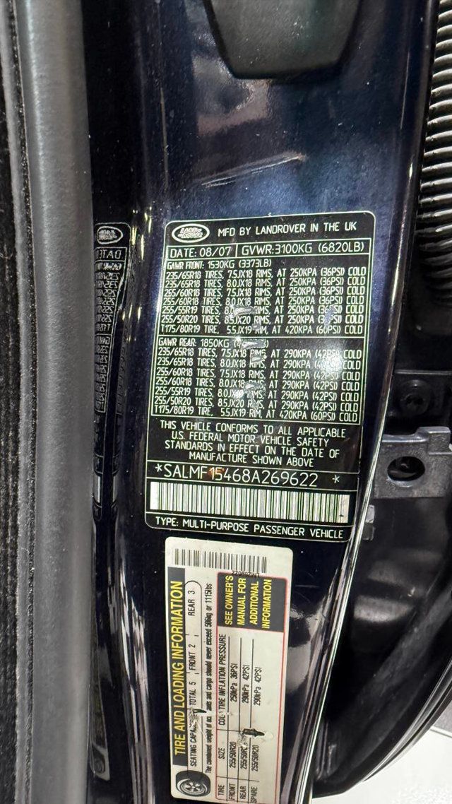 2008 Land Rover Range Rover 4WD 4dr HSE - 22945872 - 33