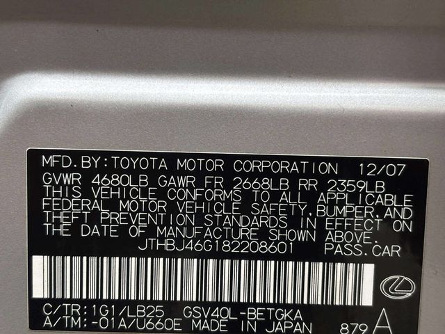 2008 Lexus ES 350 4dr Sedan - 23041915 - 34