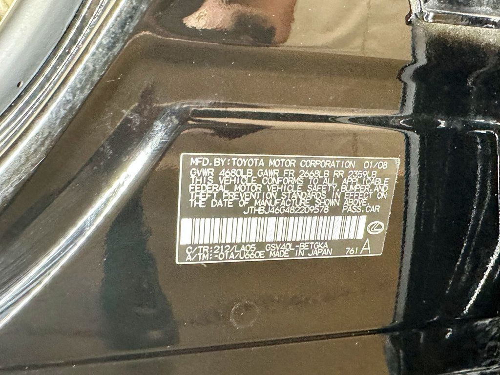 2008 Lexus ES 350 4dr Sedan - 23065899 - 43