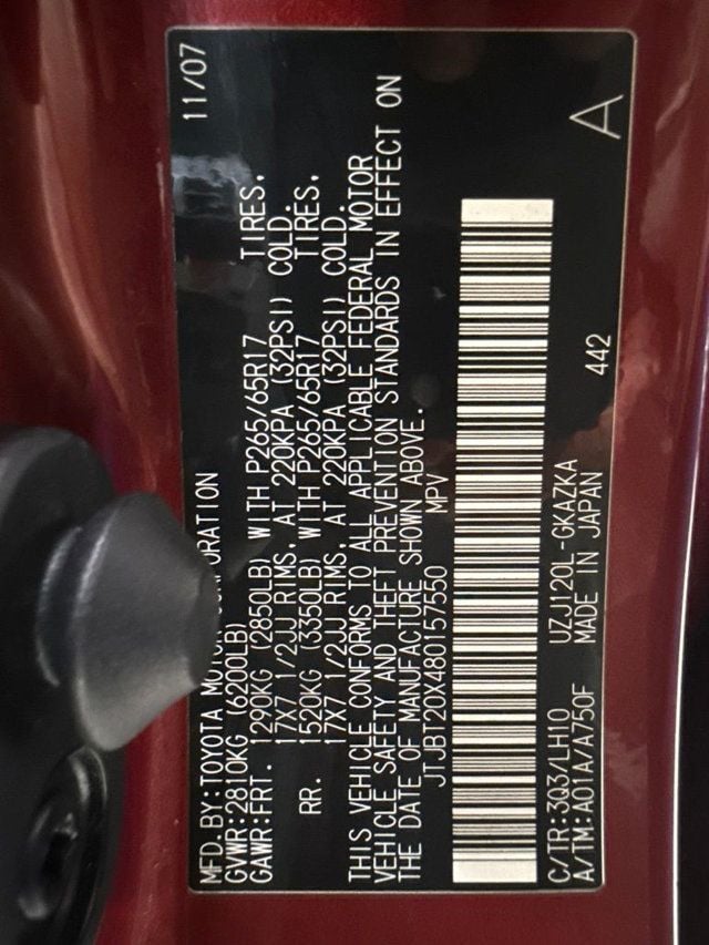 2008 Lexus GX 470 4WD 4dr - 23064488 - 39