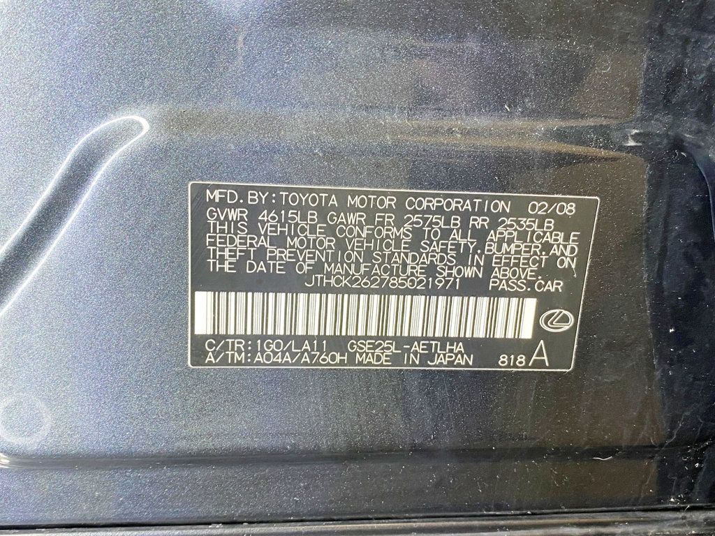 2008 Lexus IS 250 4dr Sport Sedan Automatic AWD - 22965780 - 61