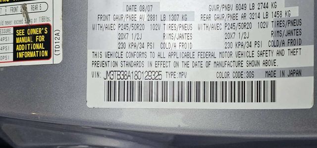 2008 Mazda CX-9 AWD 4dr Grand Touring - 22995212 - 11