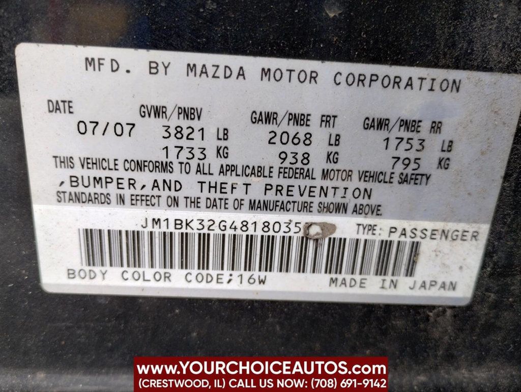 2008 Mazda Mazda3 4dr Sedan Automatic i Sport - 22781273 - 28