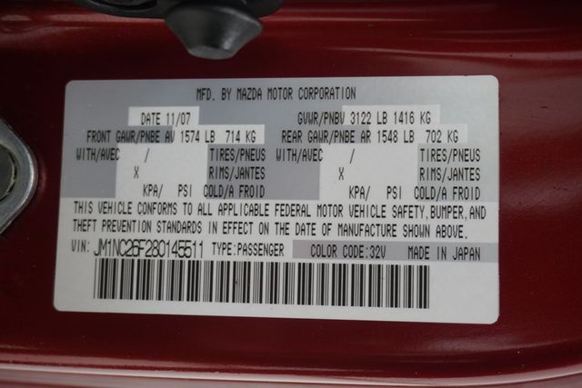 2008 Mazda MX-5 Miata 2dr Convertible PRHT Manual Grand Touring - 23026664 - 27