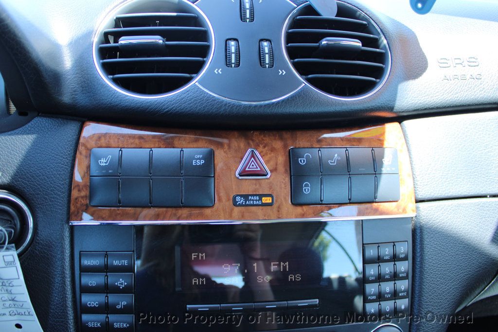 2008 Mercedes-Benz CLK CLK350 2dr Cabriolet 3.5L - 23066729 - 12