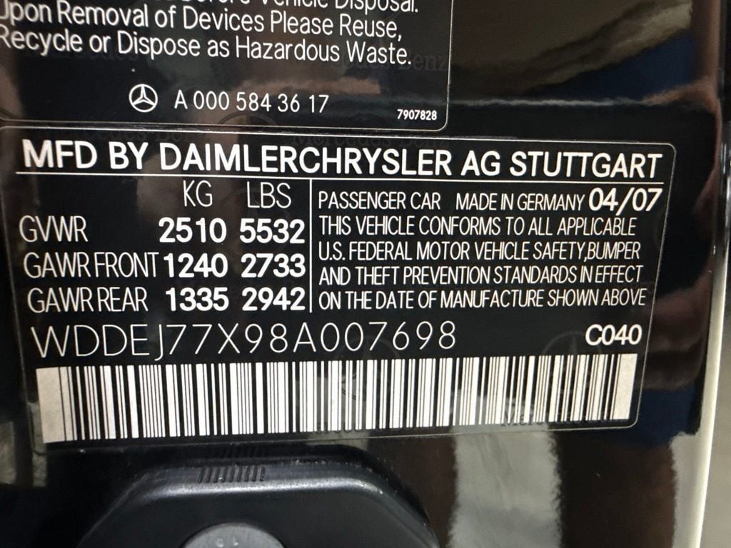 2008 Mercedes-Benz CL-Class 2dr Coupe 6.3L V8 AMG - 23066837 - 26