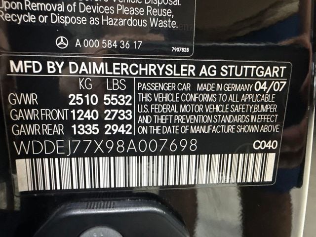 2008 Mercedes-Benz CL-Class 2dr Coupe 6.3L V8 AMG - 23066837 - 26