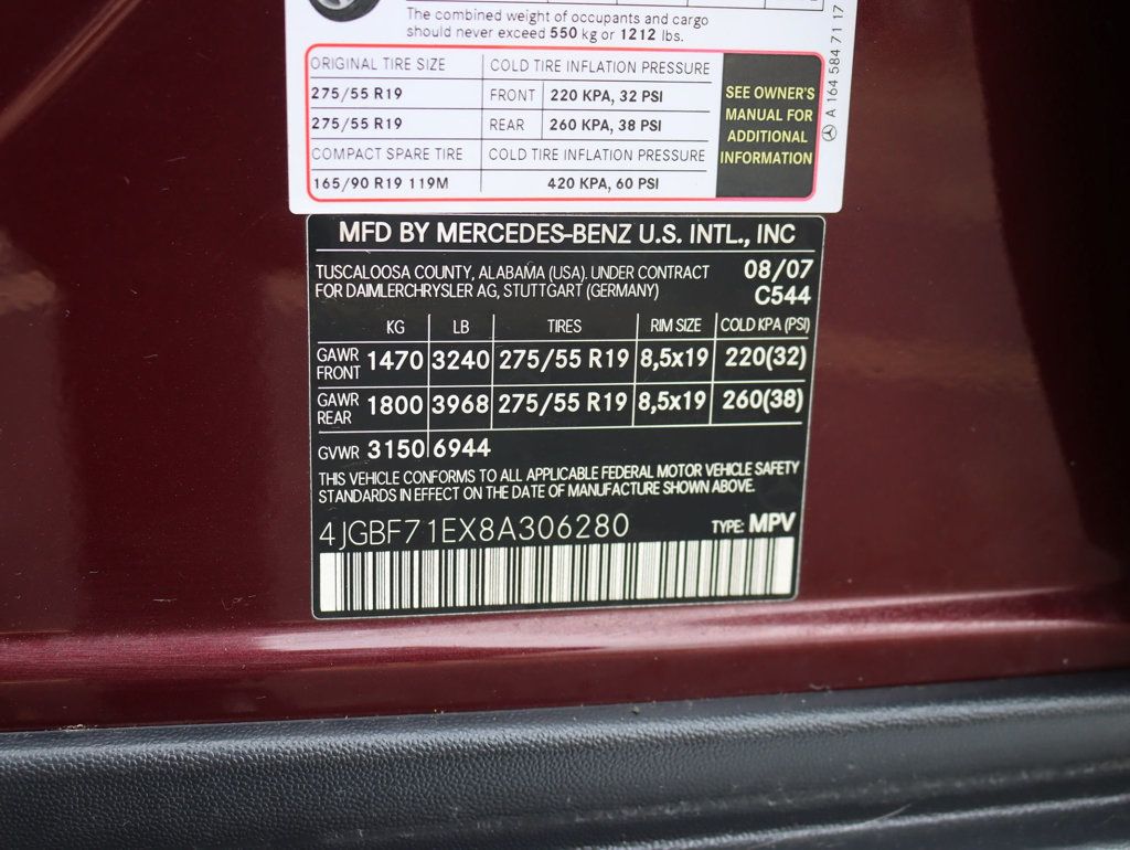 2008 Mercedes-Benz GL-Class GL450 4MATIC 4dr 4.6L - 22990675 - 32