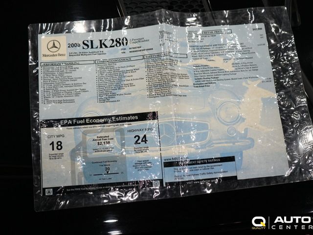 2008 Mercedes-Benz SLK SLK280 2dr Roadster 3.0L - 22972931 - 10