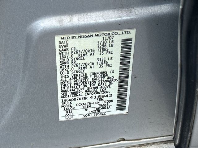 2008 Nissan Frontier 2WD Crew Cab SWB Automatic SE - 23034067 - 20