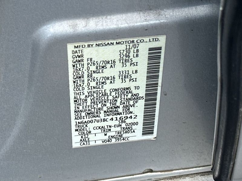 2008 Nissan Frontier 2WD Crew Cab SWB Automatic SE - 23034067 - 20