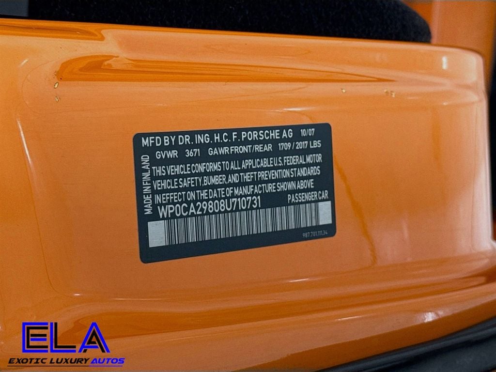 2008 Porsche Boxster Limited Edition photo 30