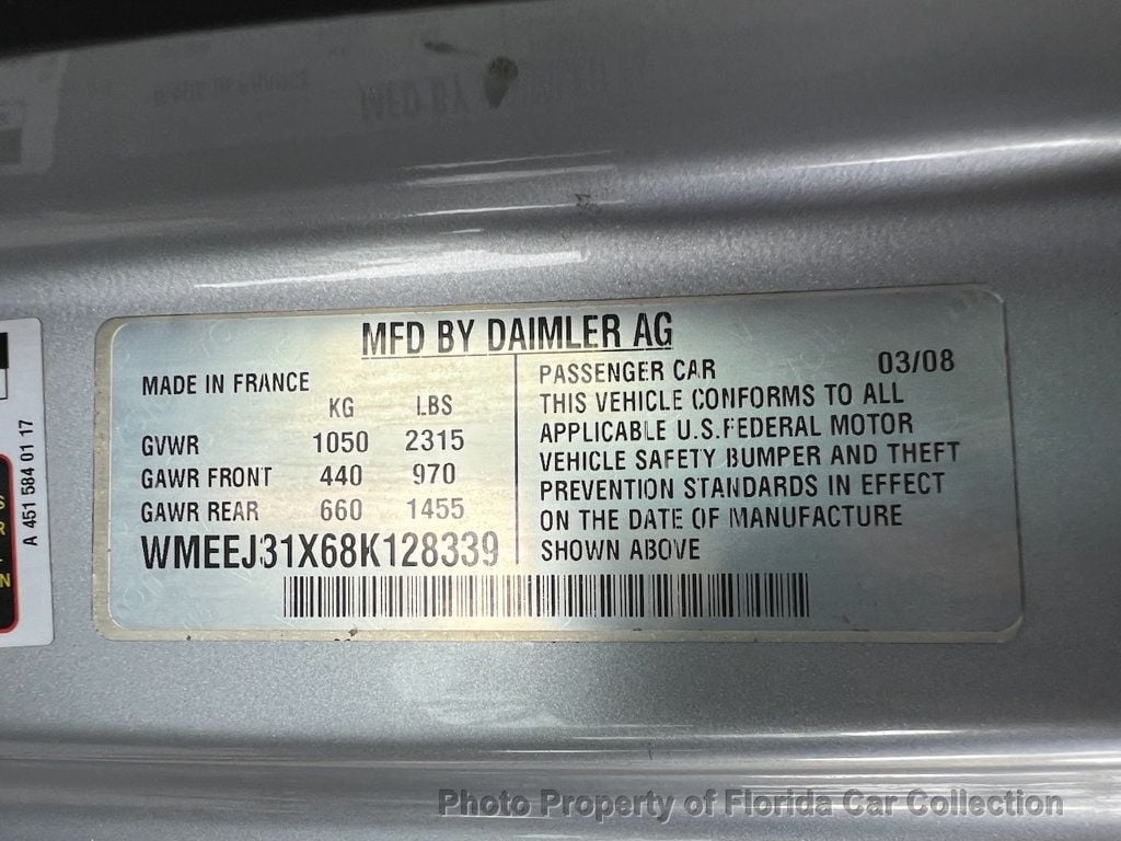 2008 smart Fortwo Coupe Passion - 22912821 - 69