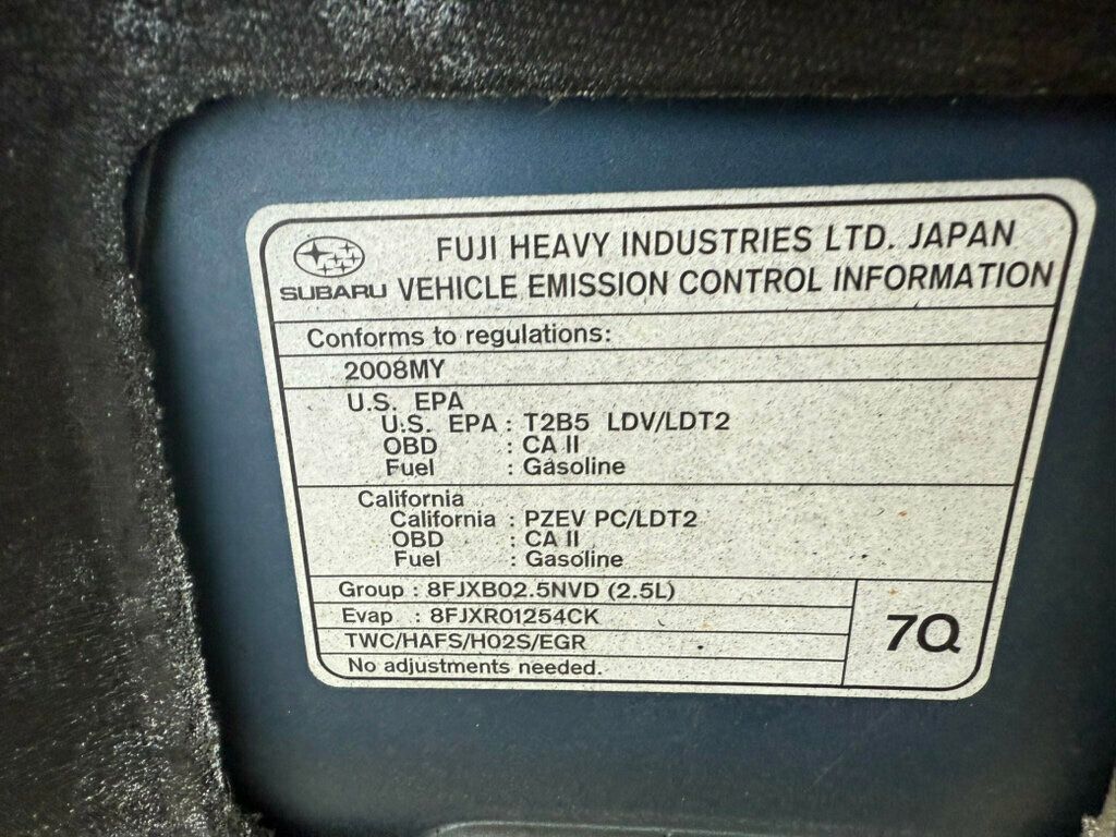 2008 Subaru Outback - 22604287 - 52