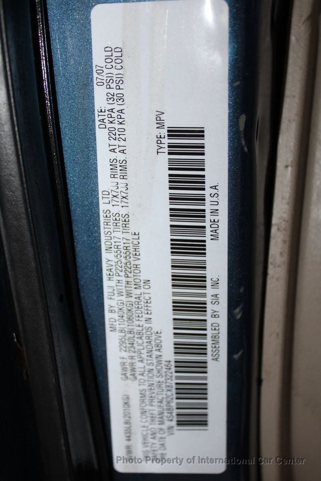 2008 Subaru Outback 2.5i Limited Wagon 4D - 22952913 - 34