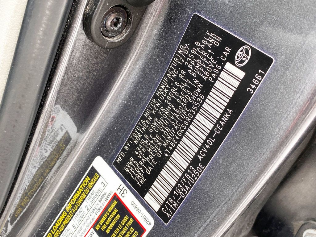 2008 Toyota Camry 4dr Sedan I4 Automatic LE - 22981325 - 14