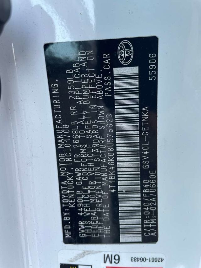 2008 Toyota Camry 4dr Sedan V6 Automatic LE - 22986542 - 12