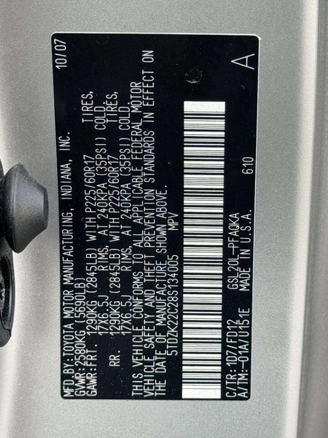 2008 Toyota Sienna XLE 4dr Mini Van - 23028778 - 19