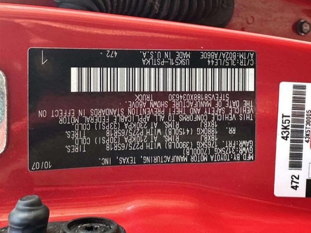 2008 Toyota Tundra CrewMax 5.7L V8 6-Speed Automatic LTD - 23014707 - 22