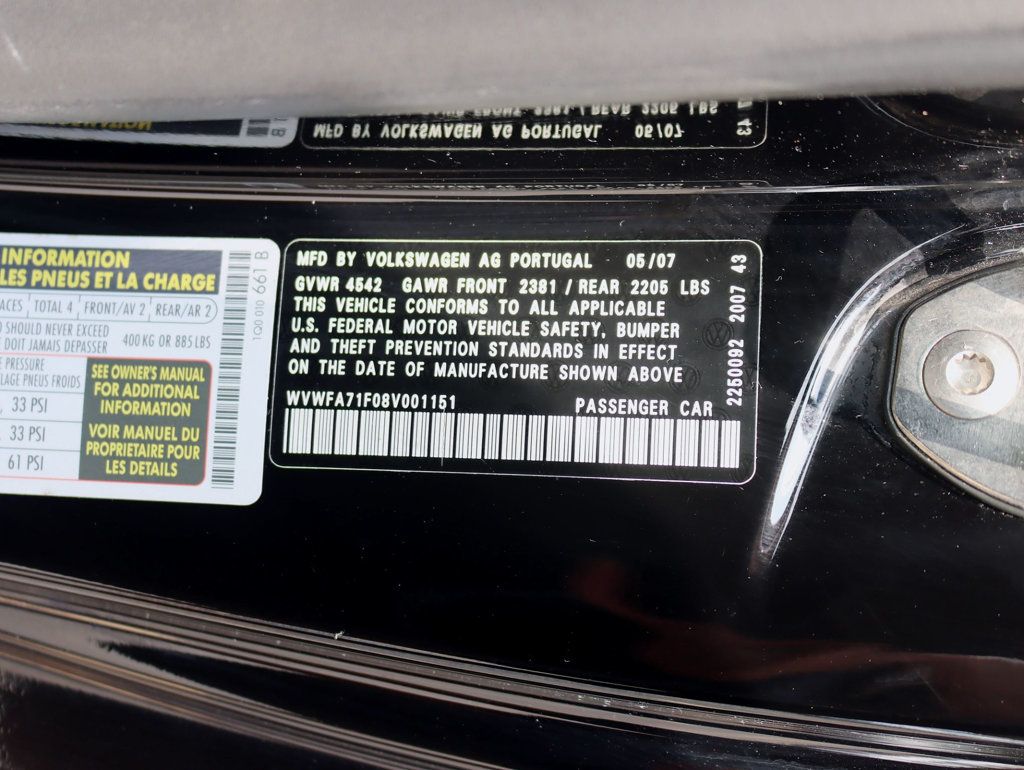 2008 Volkswagen Eos 2dr Convertible DSG Lux - 23057319 - 25