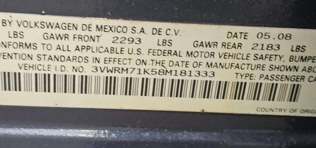 2008 Volkswagen Jetta Sedan 4dr Automatic SE - 22995210 - 10