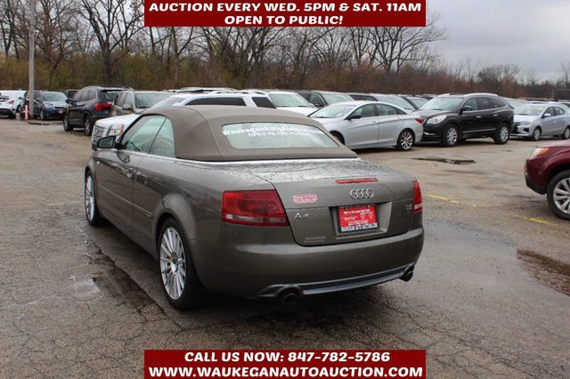 2009 Audi A4 3.2 quattro AWD 2dr Convertible 6A - 22951779 - 5