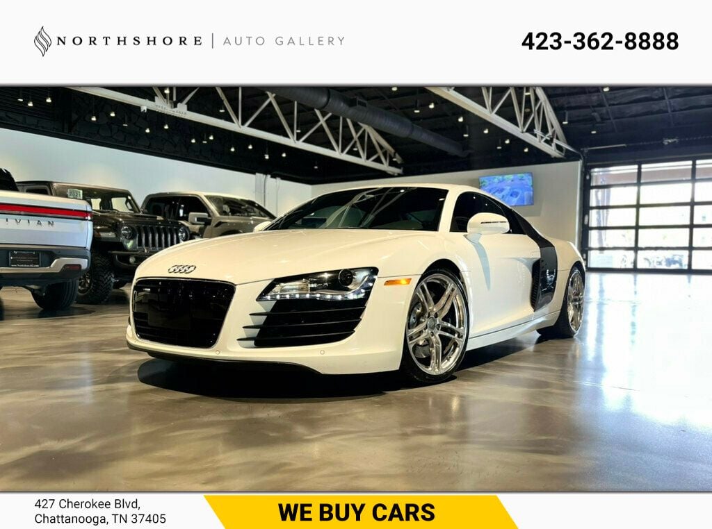 2009 Audi R8 AWD/PremiumPkg/CarbonSideBlades/CarbonEngineCompartment/B&Osound - 22557779 - 0