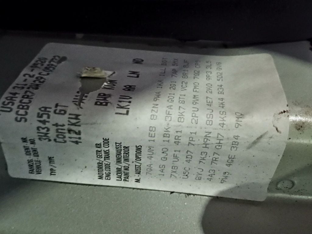 2009 Bentley Continental GT 2dr Coupe Mulliner 1 Clean Carfax Florida Car - 22919762 - 57