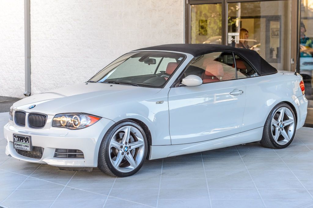 2009 BMW 1 Series 135i CONVERTIBLE - WHITE ON RED LEATHER - LOW MILES - GORGEOUS - 22626001 - 5