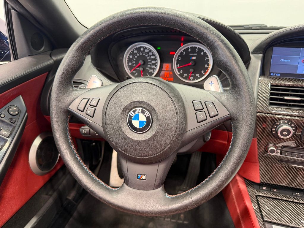 2009 BMW M6 **RARE INDIANAPOLIS RED INTERIOR** - 23003742 - 56