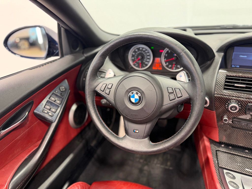 2009 BMW M6 **RARE INDIANAPOLIS RED INTERIOR** - 23003742 - 58