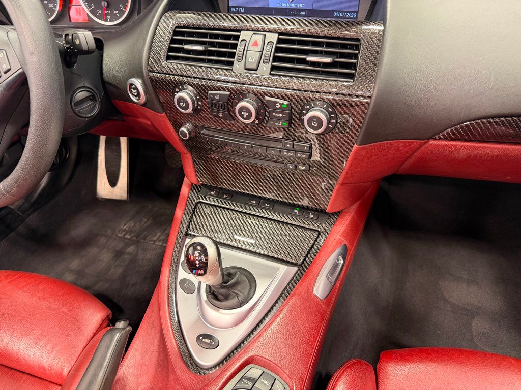 2009 BMW M6 **RARE INDIANAPOLIS RED INTERIOR** - 23003742 - 59