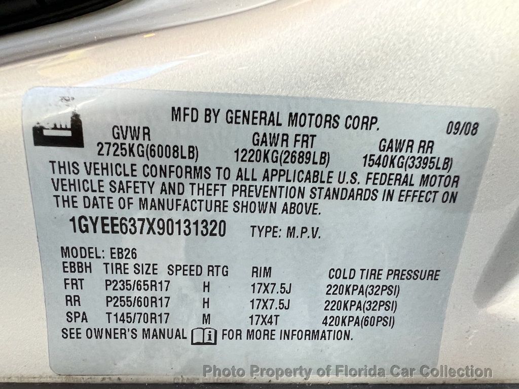 2009 Cadillac SRX SUV 3.6L Luxury Collection Third Row - 22930923 - 86