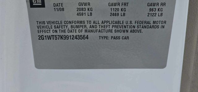 2009 Chevrolet Impala 4dr Sedan 3.5L LT - 22993352 - 7